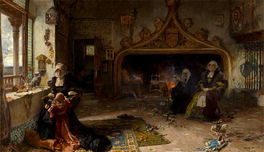 Juana la Loca recluida en Tordesillas