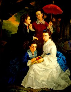 Juan Cordero - Portrait of the Daughters of Manuel Cordero - Google Art Project