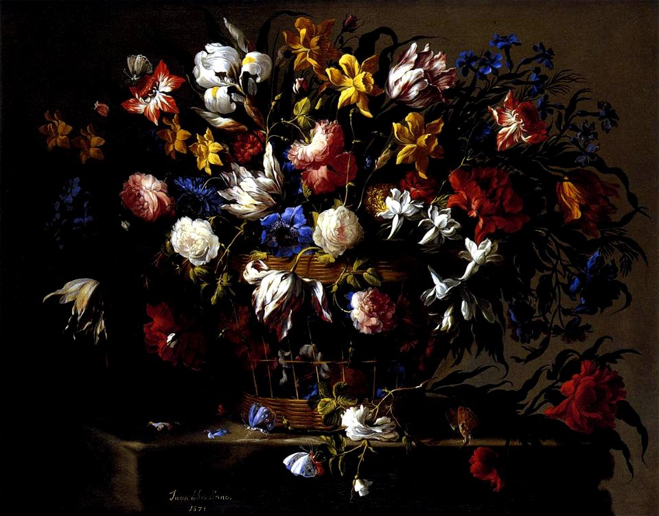 Juan de Arellano - Basket of Flowers - WGA00941