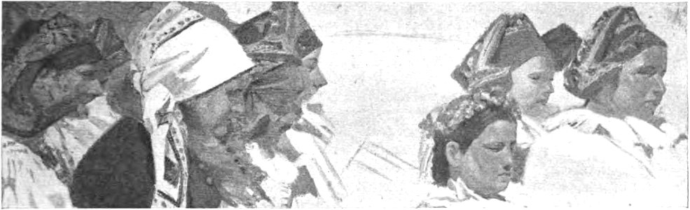 Joža Uprka, a cut off from a painting