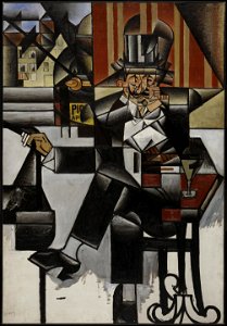 Juan Gris - Man in a Café