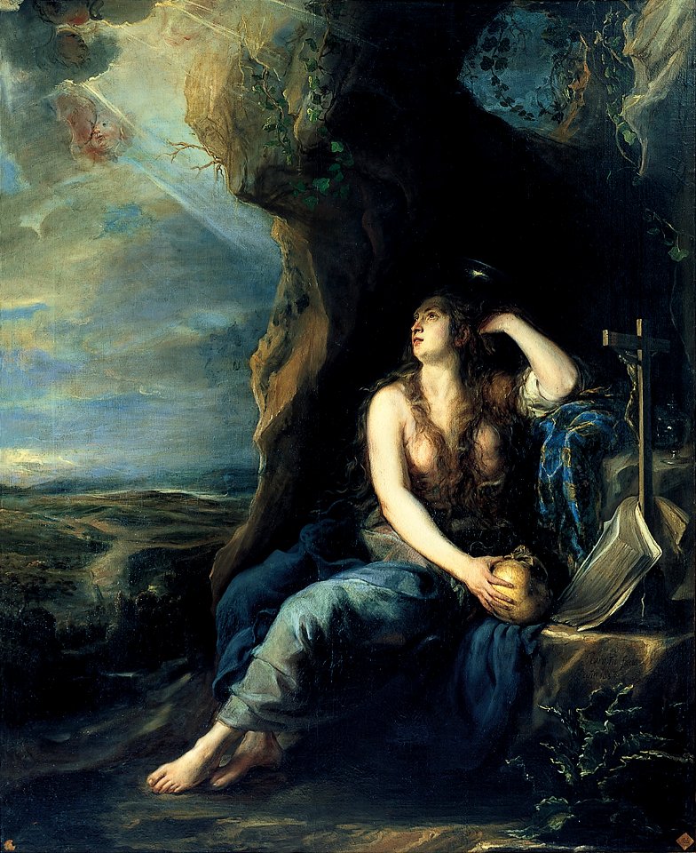 Juan Carreño de Miranda - La Magdalena penitente - Google Art Project