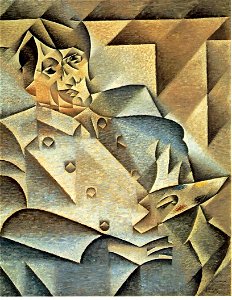 JuanGris.Portrait of Picasso. Free illustration for personal and commercial use.