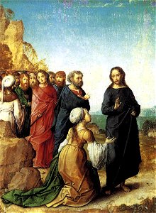 Juan de Flandes - Christ and the Canaanite Woman - WGA12050