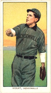 Juan Viola, Jacksonville team, baseball card portrait LCCN2008676877