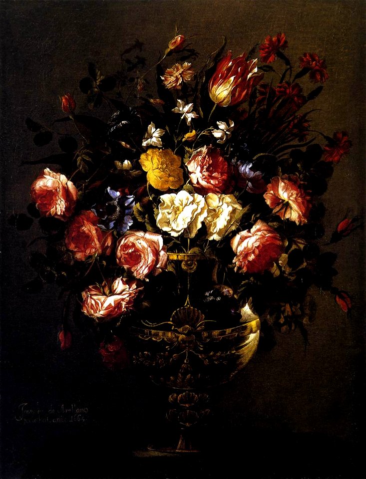 Juan de Arellano - Vase of Flowers - WGA0934