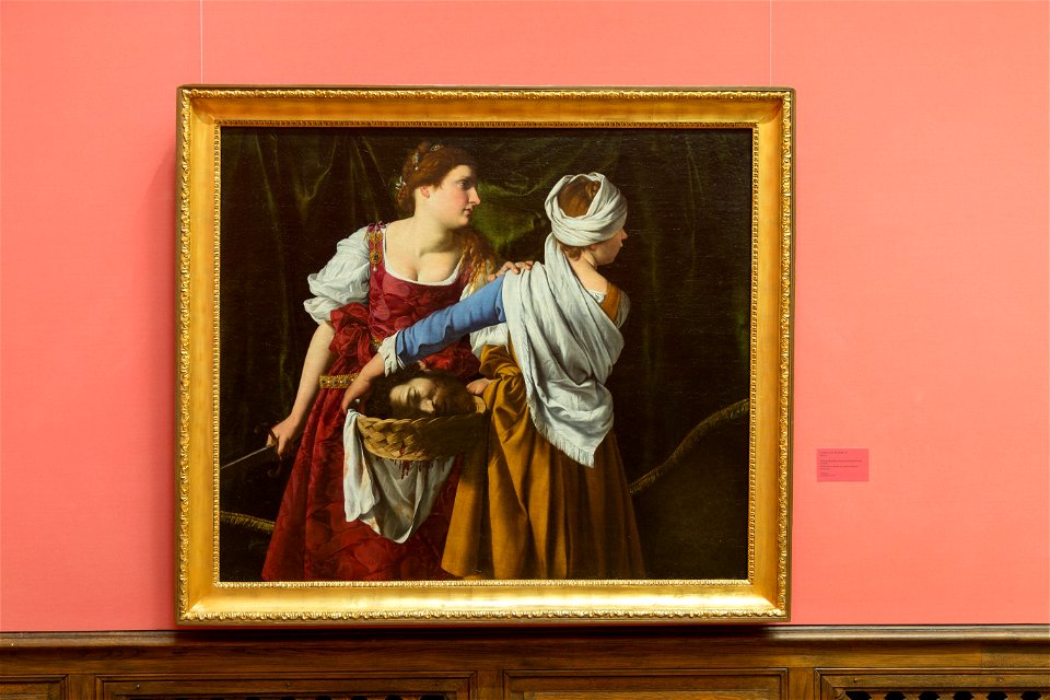 Judith and her Maidservant with the Head of Holofernes - Orazio Gentileschi - IMG 9624-nasjonalmuseet oslo