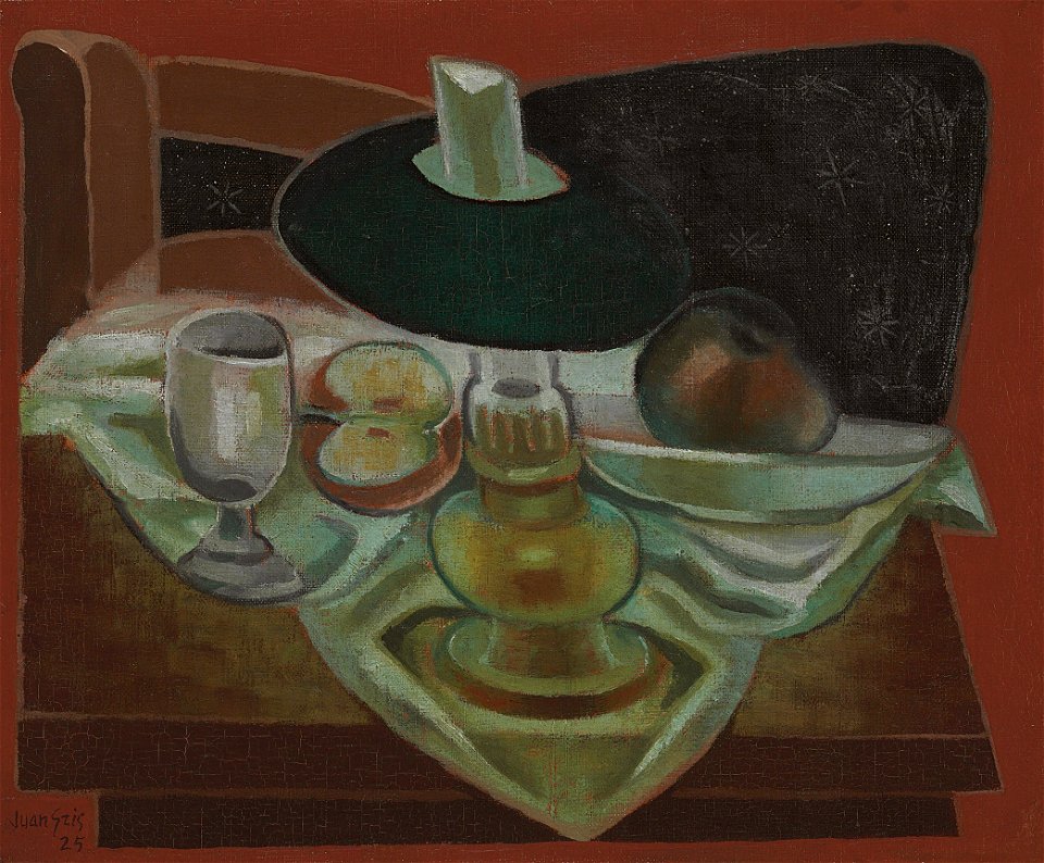 Juan Gris - Sous la lampe