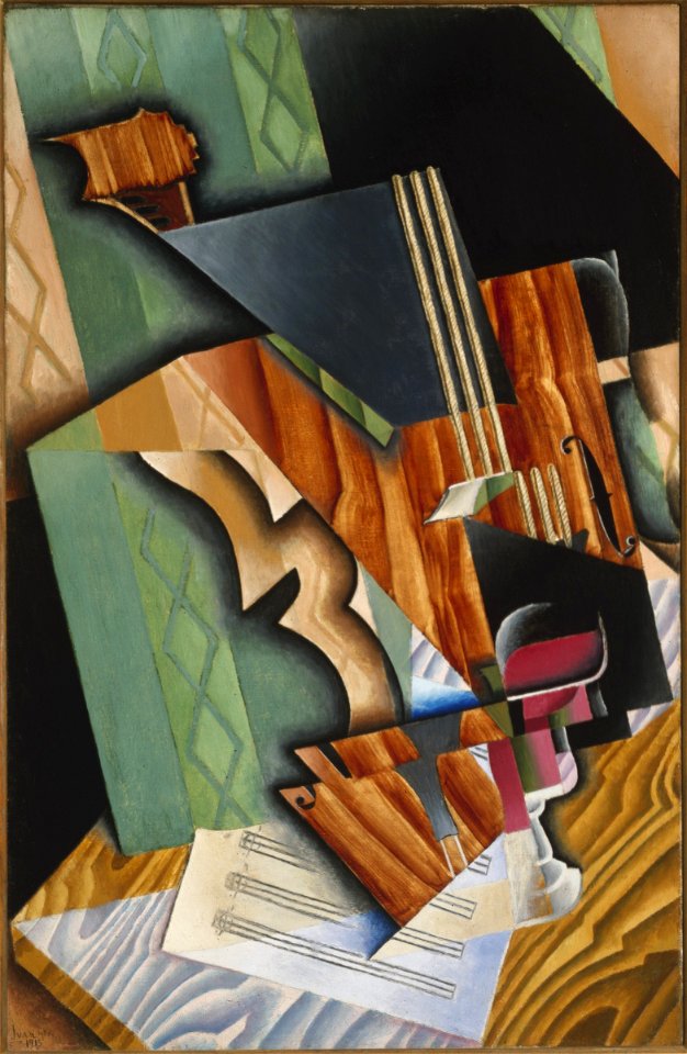 Juan Gris - Violin and Glass - 1963.117 - Fogg Museum
