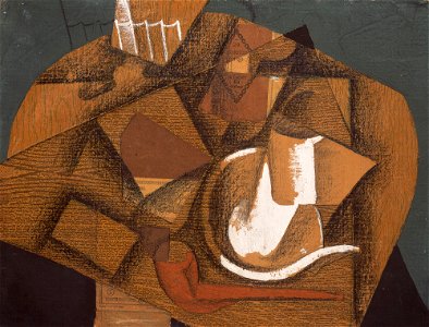 Juan Gris - Tasse et pipe. Free illustration for personal and commercial use.