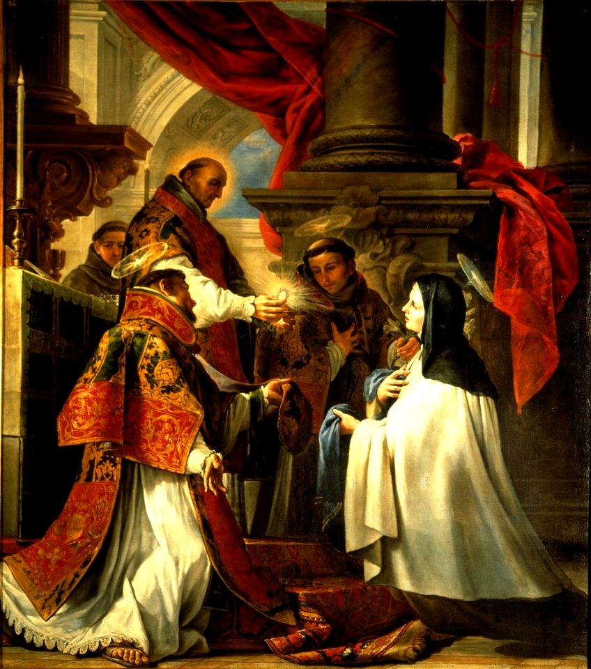 Juan Martín Cabezalero Comunión de Santa Teresa Museo Lázaro Galdiano