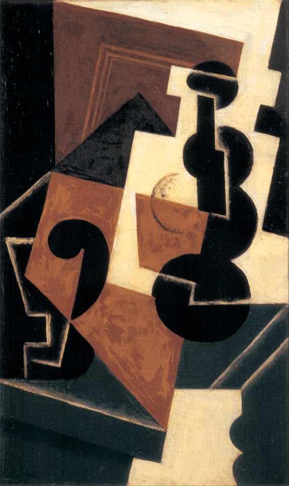 Juan Gris - Glass and Water Bottle - Google Art Project