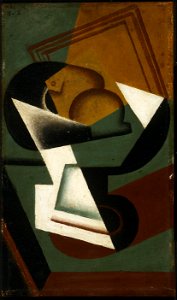 Juan Gris - Dish of Fruit. Free illustration for personal and commercial use.