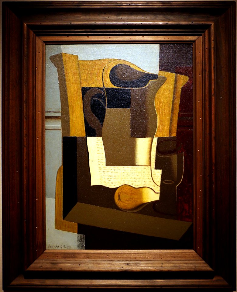 Juan gris, la brocca, 1920
