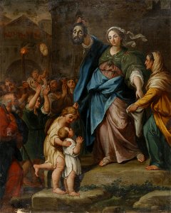 Judith präsentiert das Haupt des Holofernes c1800