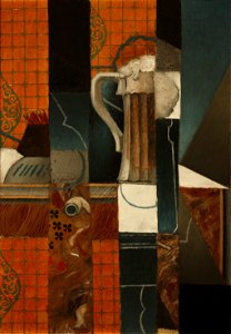 Juan Gris - Playing Cards and Glass of Beer (1913). Free illustration for personal and commercial use.