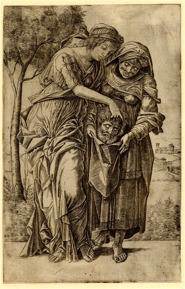 Judith with the Head of Holofernes Mocetto 2nd state