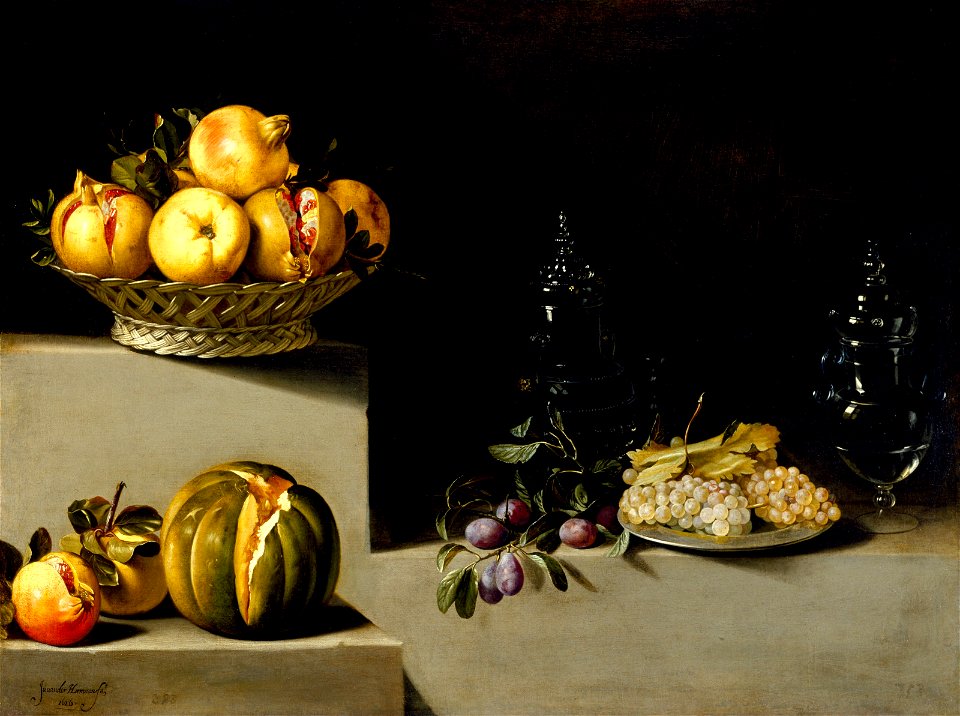 Juan van der Hamen y León - Still Life with Fruit and Glassware - 61.78 - Museum of Fine Arts