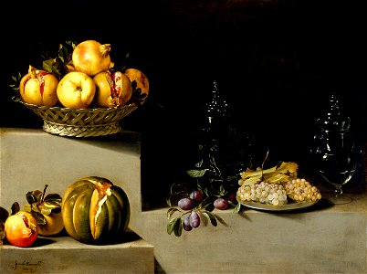 Juan van der Hamen y León - Still Life with Fruit and Glassware - 61.78 - Museum of Fine Arts