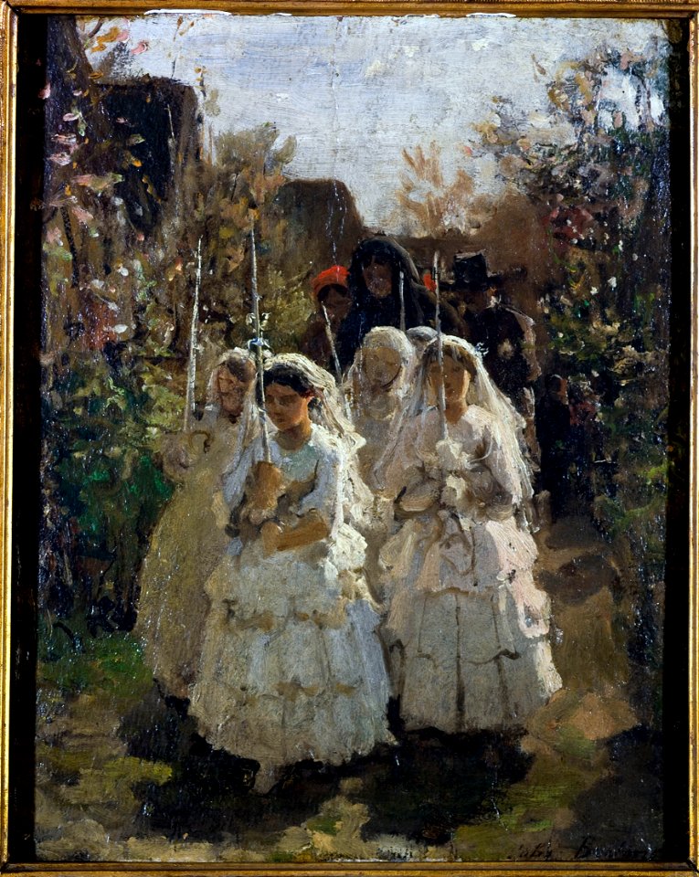 Jules Breton - Les communiantes à Courrières - PPP644 - Musée des Beaux-Arts de la ville de Paris