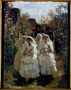 Jules Breton - Les communiantes à Courrières - PPP644 - Musée des Beaux-Arts de la ville de Paris