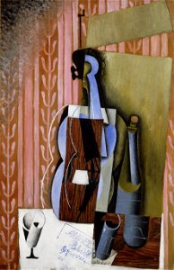 Juan Gris - Violin. Free illustration for personal and commercial use.