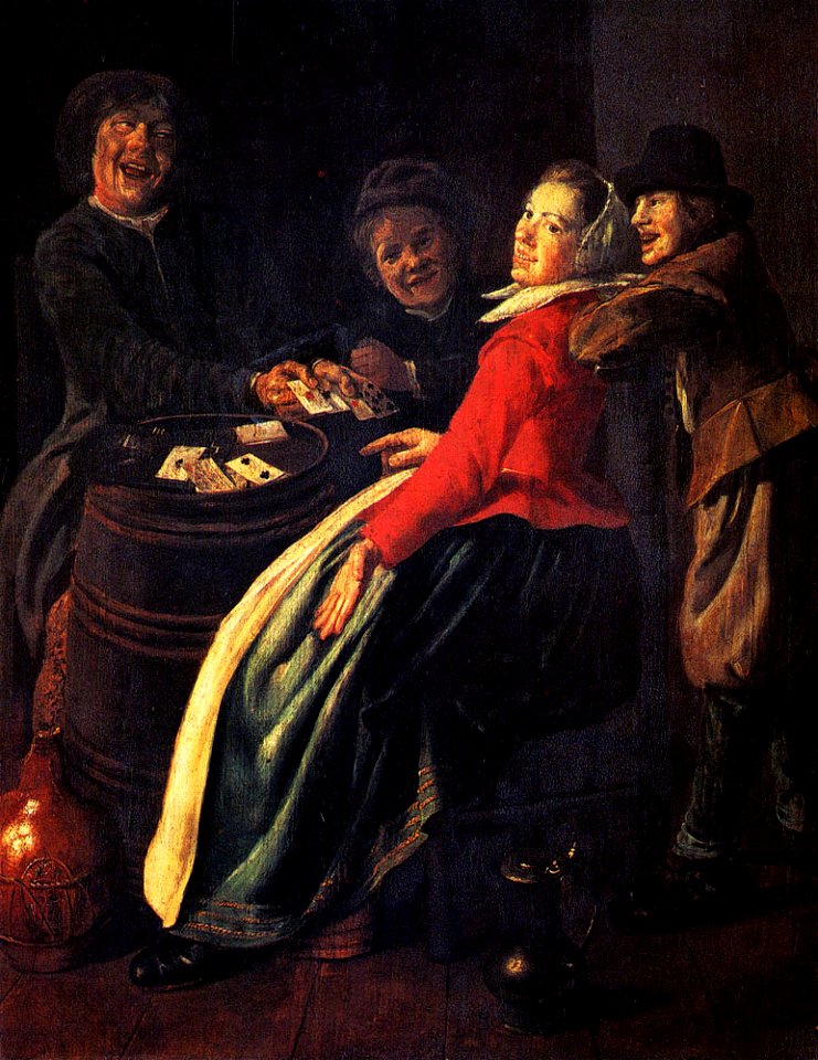Judith Leyster A Game Of Cards