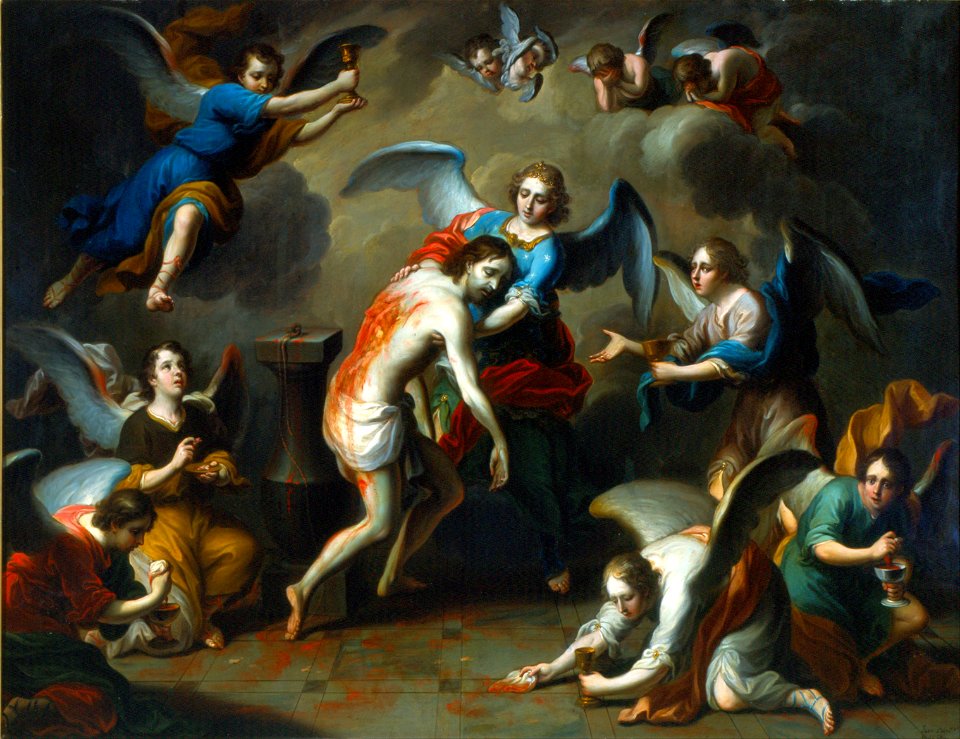 Juan Patricio Morlete Ruiz - Christ Consoled by the Angels - Google Art Project