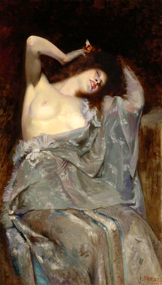 Juana Romani - Flowers in her Hair