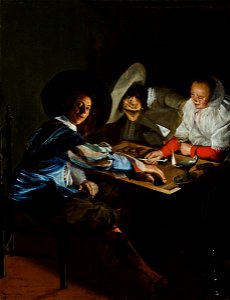 Judith Leyster A Game of Tric Trac