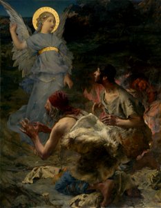Jules Bastien-Lepage - The Annunciation to the Shepherds - Google Art Project