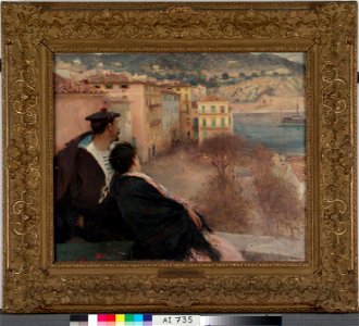 Jules Alexis Muenier - Villafranchan satama, Nizza - A I 735 - Finnish National Gallery