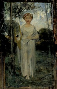 Jules Bastien-Lepage - Muse, Study - A I 541 - Finnish National Gallery