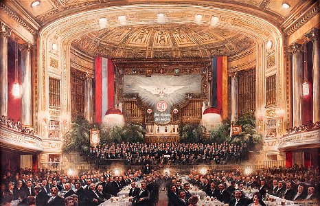 Jubiläumsfestkommerz des Gesangsvereins der österreichischen Eisenbahnbeamten 1930
