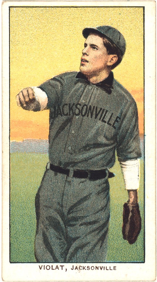 Juan Viola, Jacksonville team, baseball card portrait LCCN2008676877