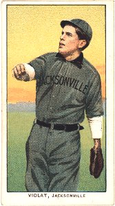 Juan Viola, Jacksonville team, baseball card portrait LCCN2008676877
