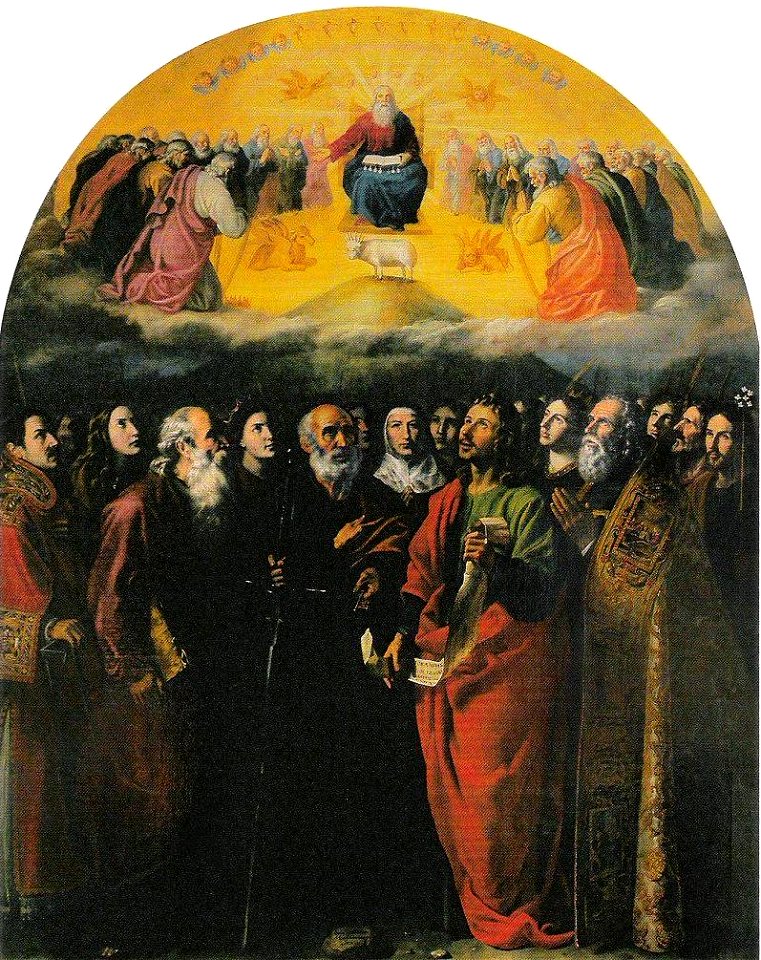 Juan van der Hamen y León - Anbetung des apokalytischen Lammes