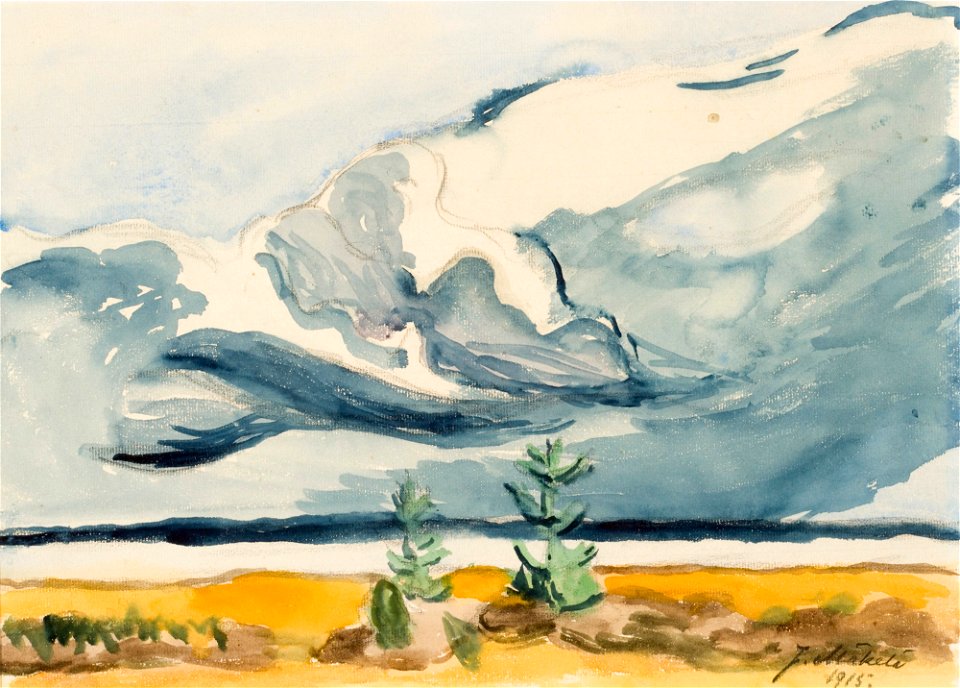 Juho Mäkelä - Autumn Clouds - A II 1119 - Finnish National Gallery
