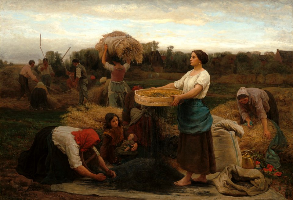 Jules Breton - The Colza (Harvesting Rapeseed) - 2014.136.21 - Corcoran Gallery of Art