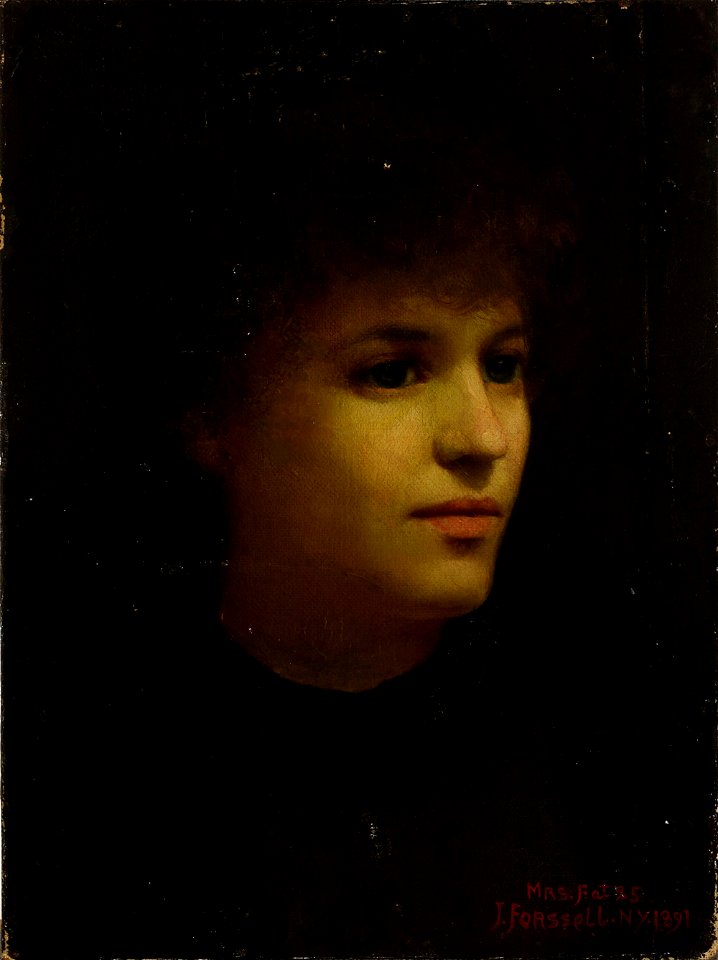 Juho Forsell - Portrait of the Artist's Wife - A III 2195 - Finnish National Gallery
