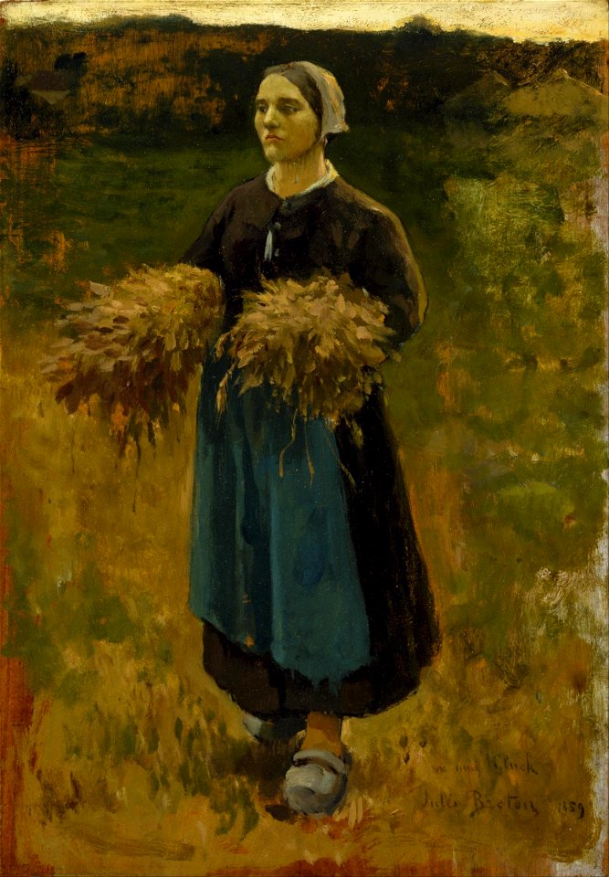 Jules Breton - The Gleaner - Google Art Project