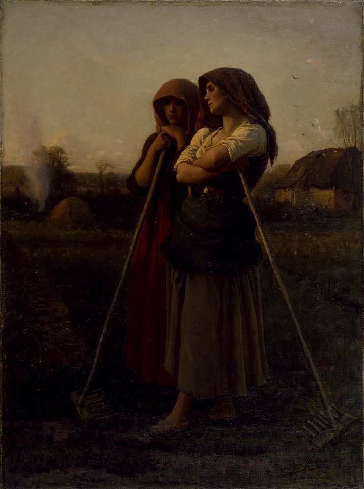Jules Adolphe Aimé Louis Breton - The Close of Day - Walters 3757 (2)