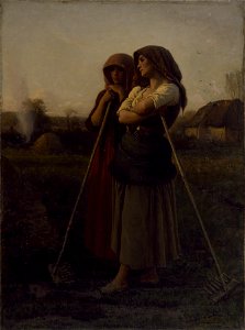 Jules Adolphe Aimé Louis Breton - The Close of Day - Walters 3757 (2)