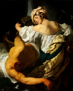 Judith in the Tent of Holofernes by Johann Liss Budapest version