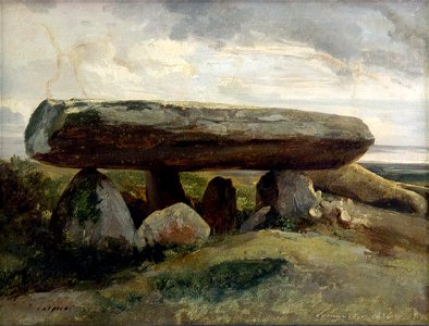 Jules Coignet 1836 Dolmen à Locmariaquer