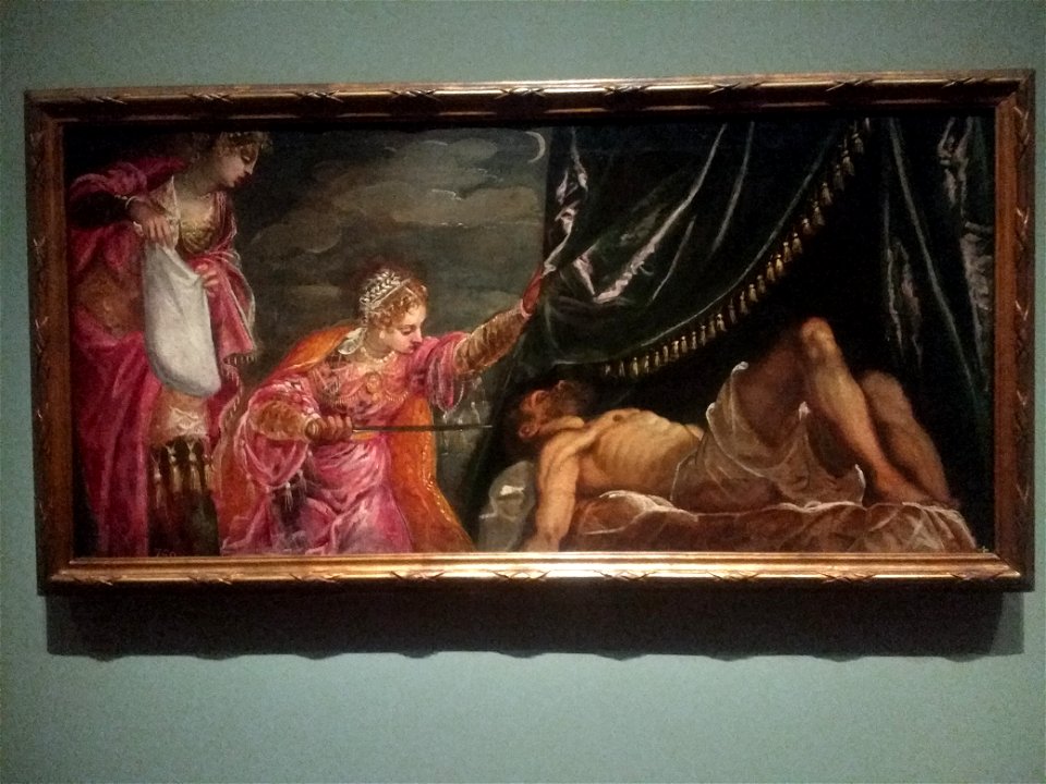 Judith dans la tente d'Holopherne- Tintoret-2