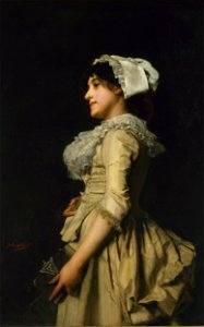 Jules Goupil - The village girl - Google Art Project