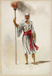 Jules Massenet - Le roi de Lahore - costume design by Eugène Lacoste 79 - 73. Comparse