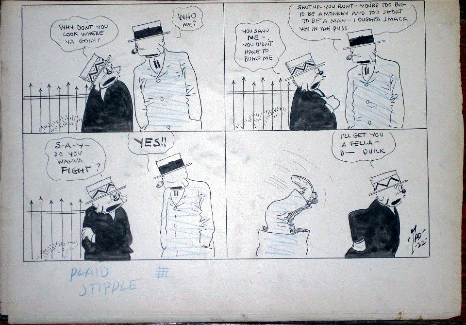 Judge Rummy - a street fight (1922)