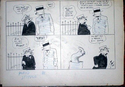 Judge Rummy - a street fight (1922)